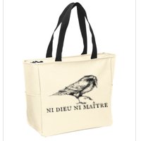 Ni Dieu Ni Maitre Zip Tote Bag