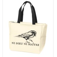 Ni Dieu Ni Maitre Zip Tote Bag