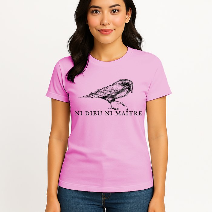 Ni Dieu Ni Maitre Womens T-Shirt