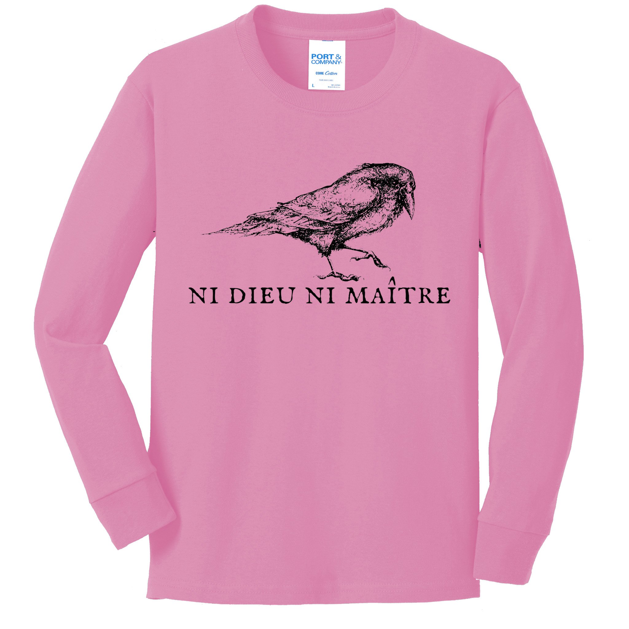 Ni Dieu Ni Maitre Kids Long Sleeve Shirt