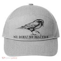 Ni Dieu Ni Maitre 7-Panel Snapback Hat