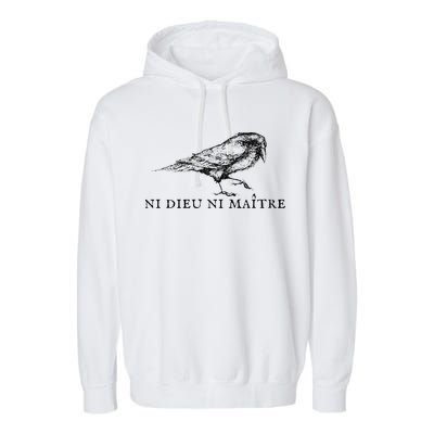 Ni Dieu Ni Maitre Garment-Dyed Fleece Hoodie