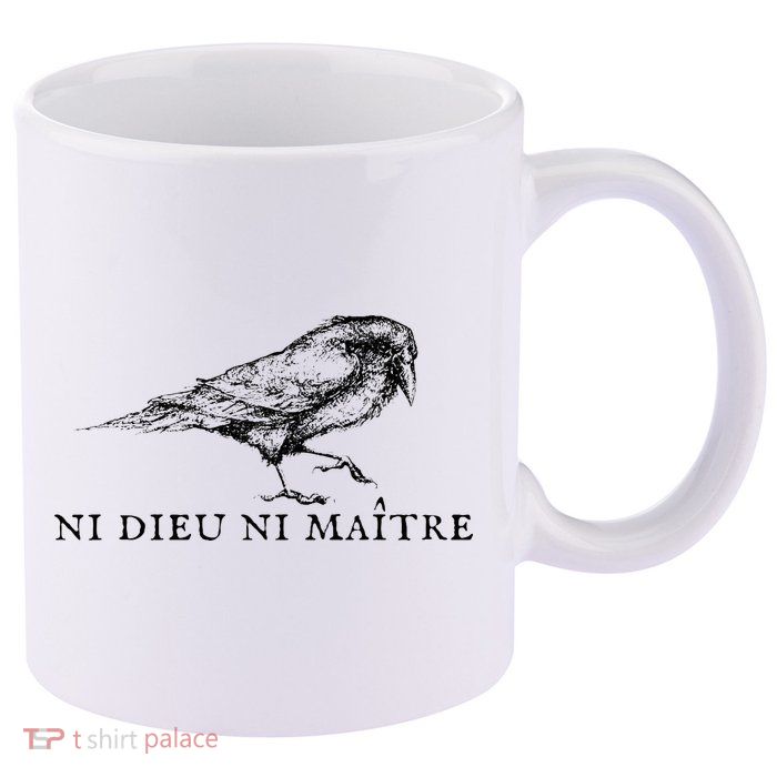 Ni Dieu Ni Maitre 11oz C Handle Ceramic Mug
