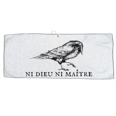 Ni Dieu Ni Maitre Large Microfiber Waffle Golf Towel