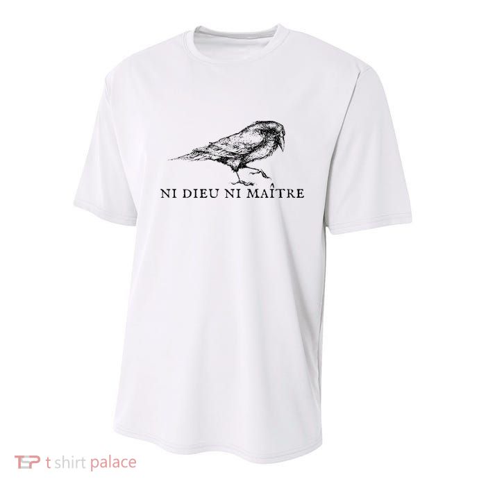 Ni Dieu Ni Maitre Youth Performance Sprint T-Shirt