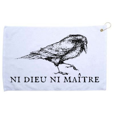 Ni Dieu Ni Maitre Grommeted Golf Towel