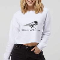 Ni Dieu Ni Maitre Cropped Pullover Crew