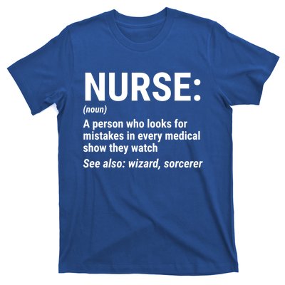 Nurse Definition Noun Funny Nursing Gift T-Shirt