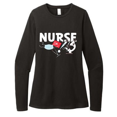 Nurse's Day Nurse Week Funny Nurse Life Awesome Cute Cool Womens CVC Long Sleeve Shirt