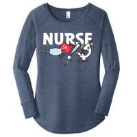 Nurse's Day Nurse Week Funny Nurse Life Awesome Cute Cool Women's Perfect Tri Tunic Long Sleeve Shirt