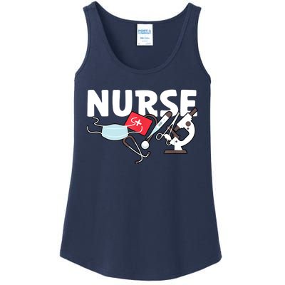 Nurse's Day Nurse Week Funny Nurse Life Awesome Cute Cool Ladies Essential Tank