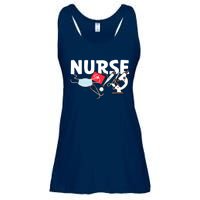 Nurse's Day Nurse Week Funny Nurse Life Awesome Cute Cool Ladies Essential Flowy Tank