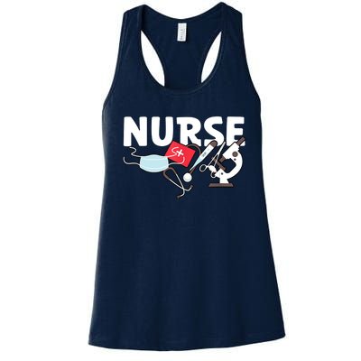 Nurse's Day Nurse Week Funny Nurse Life Awesome Cute Cool Women's Racerback Tank