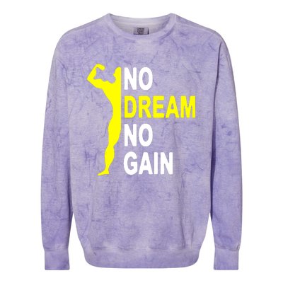 No Dream No Gain Colorblast Crewneck Sweatshirt