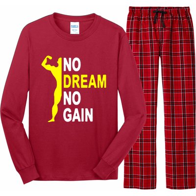 No Dream No Gain Long Sleeve Pajama Set