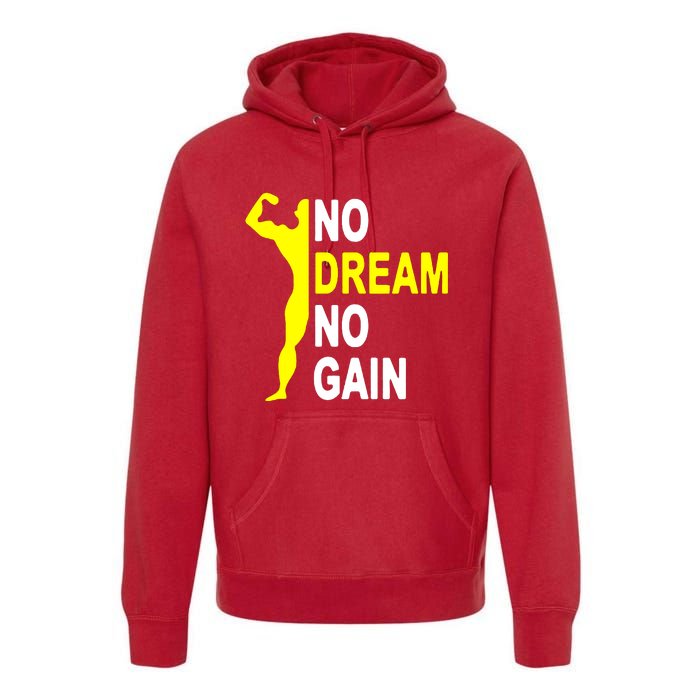 No Dream No Gain Premium Hoodie