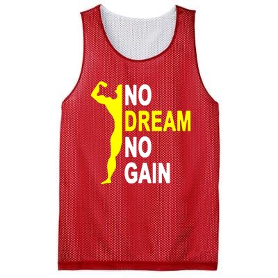 No Dream No Gain Mesh Reversible Basketball Jersey Tank