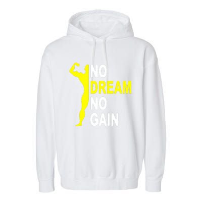 No Dream No Gain Garment-Dyed Fleece Hoodie