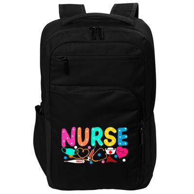 NurseS Day Nurse Life Happy National Nurses Week 2024 Gift Impact Tech Backpack