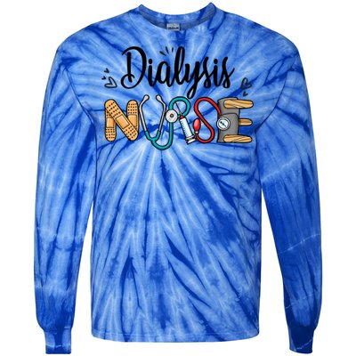 Novelty Dialysis Nurse Appreciation Dialysis Nurse Week Meaningful Gift Tie-Dye Long Sleeve Shirt