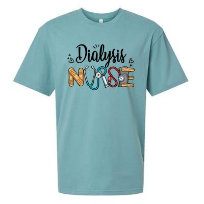 Novelty Dialysis Nurse Appreciation Dialysis Nurse Week Meaningful Gift Sueded Cloud Jersey T-Shirt