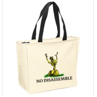 No Disassemble Zip Tote Bag