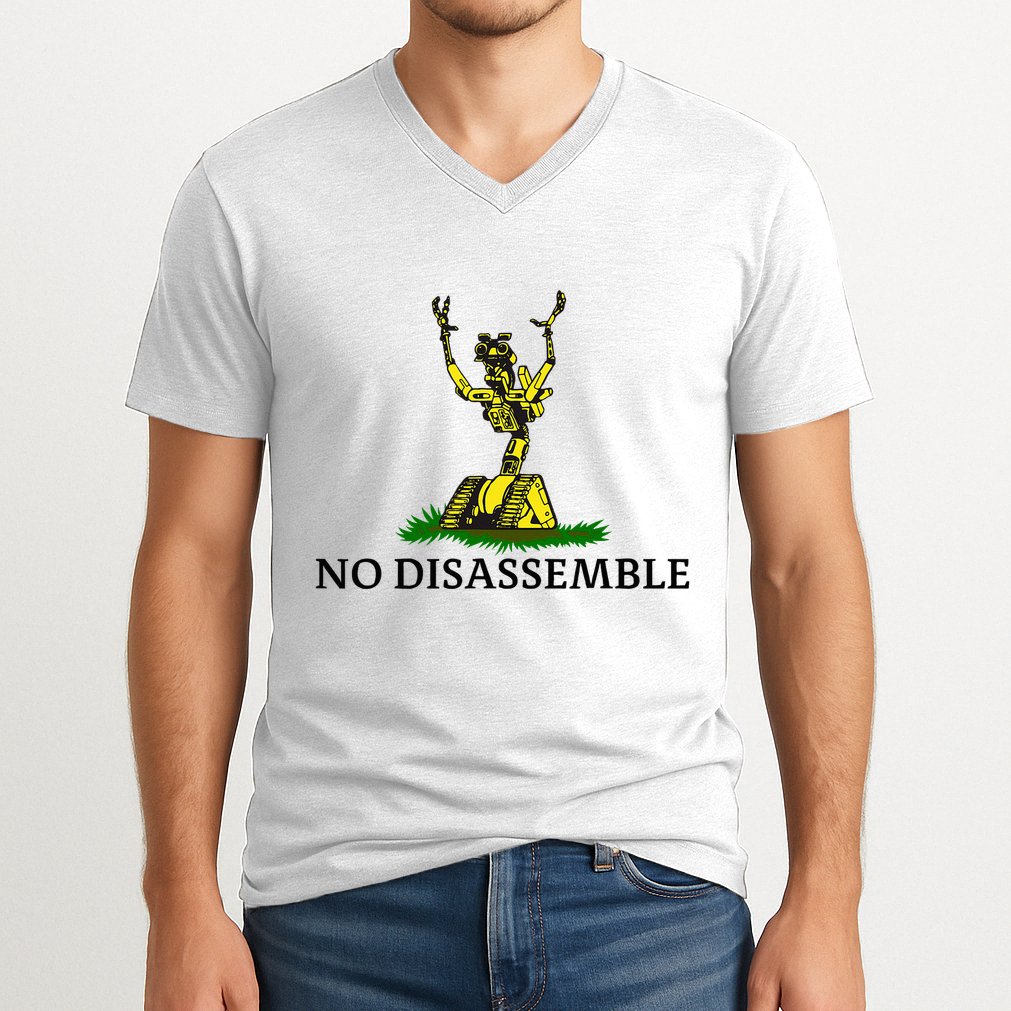 No Disassemble V-Neck T-Shirt