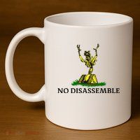 No Disassemble 11oz C Handle Ceramic Mug