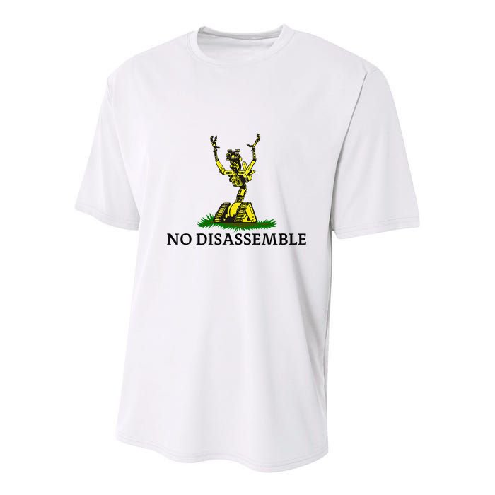 No Disassemble Youth Performance Sprint T-Shirt