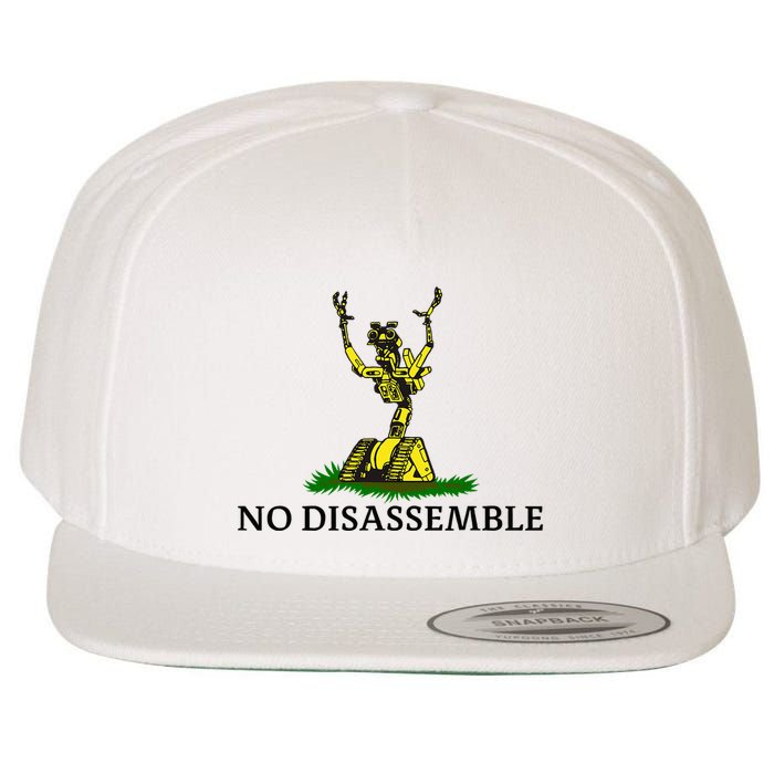 No Disassemble Wool Snapback Cap
