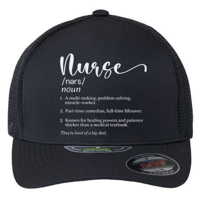 Nurse Definition Flexfit Unipanel Trucker Cap