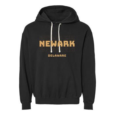 Newark Delaware Garment-Dyed Fleece Hoodie