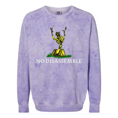 No Disassemble Colorblast Crewneck Sweatshirt