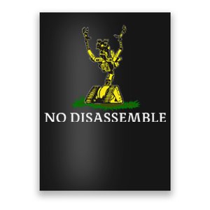 No Disassemble Poster