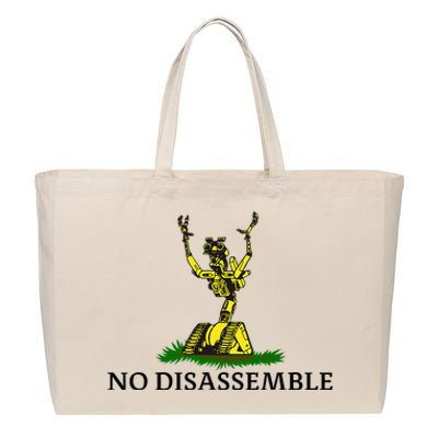 No Disassemble Cotton Canvas Jumbo Tote