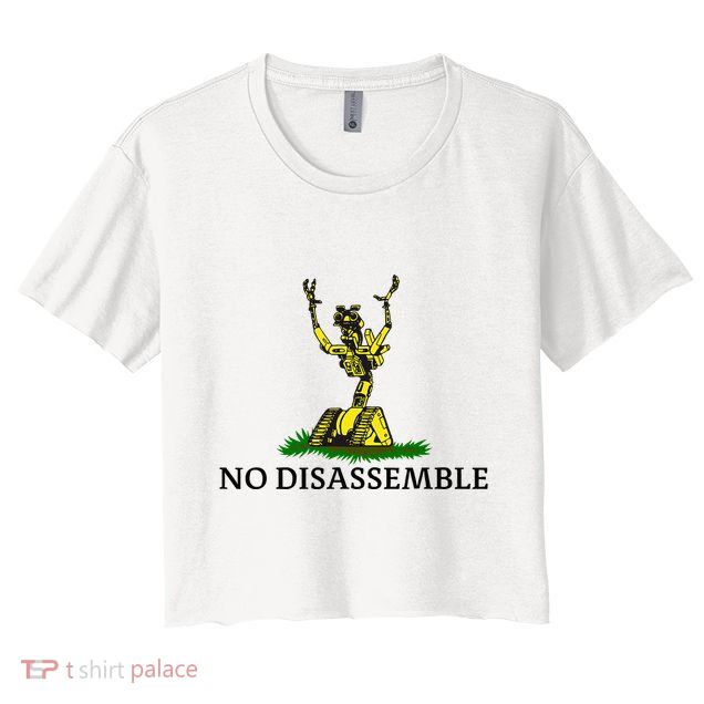 No Disassemble Women's Crop Top Tee