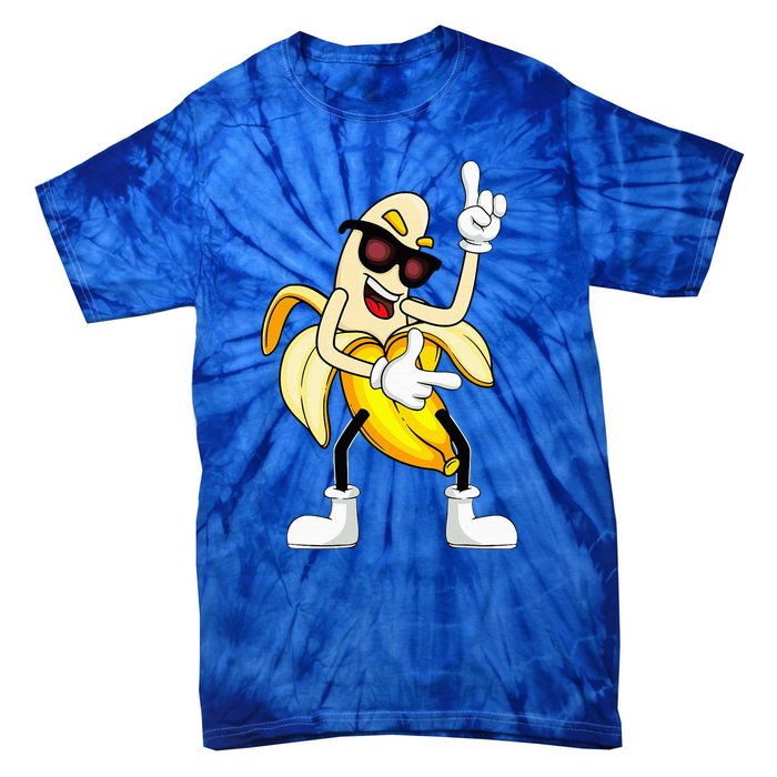 Naked Dancing Nude Banana Costume Tie-Dye T-Shirt