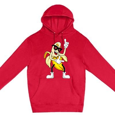 Naked Dancing Nude Banana Costume Premium Pullover Hoodie