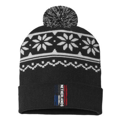 Netherlands Dutch Netherlands USA-Made Snowflake Beanie