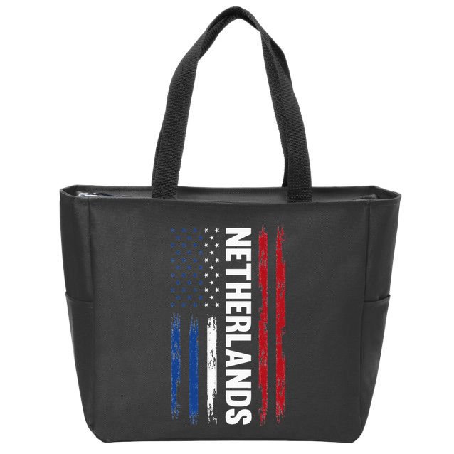 Netherlands Dutch Netherlands Zip Tote Bag