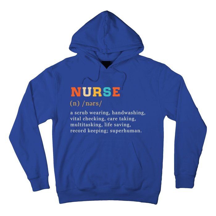 Nurse Definition Nursing School Gift Hoodie