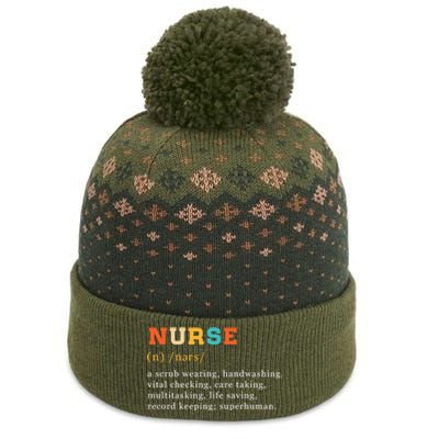 Nurse Definition Nursing School Gift The Baniff Cuffed Pom Beanie