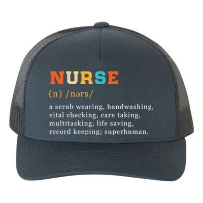 Nurse Definition Nursing School Gift Yupoong Adult 5-Panel Trucker Hat