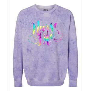 NURSES DAY NURSE WEEK Nurse Week 23 Women Colorblast Crewneck Sweatshirt