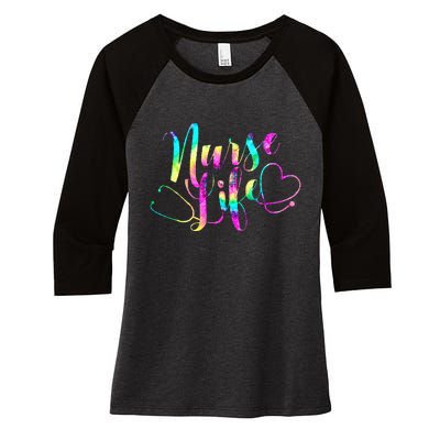 NURSES DAY NURSE WEEK Nurse Week 23 Women Women's Tri-Blend 3/4-Sleeve Raglan Shirt