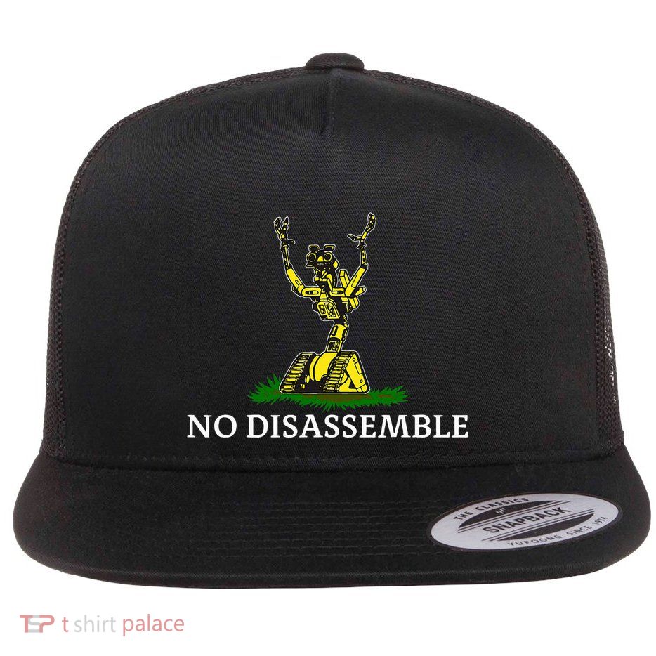 No Disassemble Flat Bill Trucker Hat