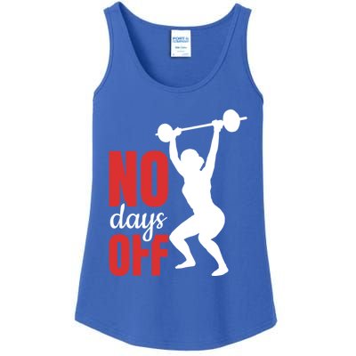 No Days Off Fitness Great Gift Ladies Essential Tank