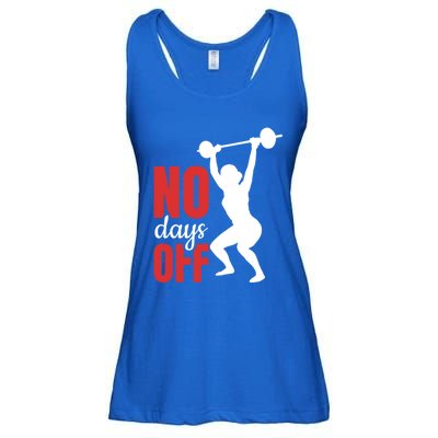 No Days Off Fitness Great Gift Ladies Essential Flowy Tank