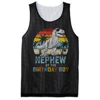 Nephew Dinosaur Of The Birthday Matching Family Mesh Reversible Basketball Jersey Tank