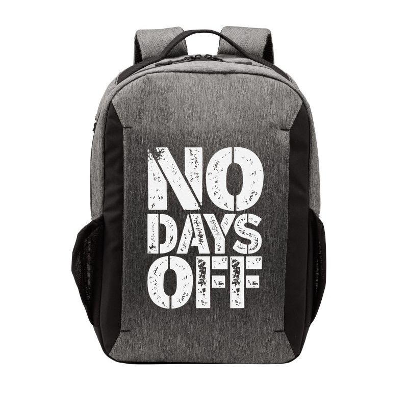 No Days Off Motivational Fitness Quote Vector Backpack